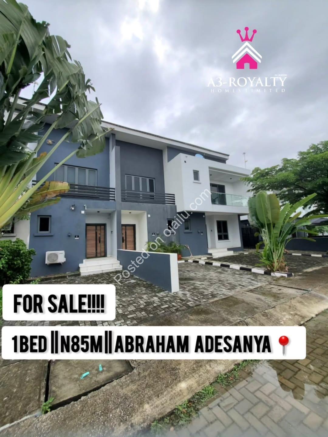Move-In Ready! 85M 1-Bed Duplex in Abraham Adesanya