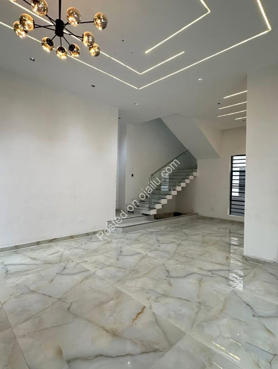 Brand New 5-Bed Duplex with Pool & BQ in Secure Estate