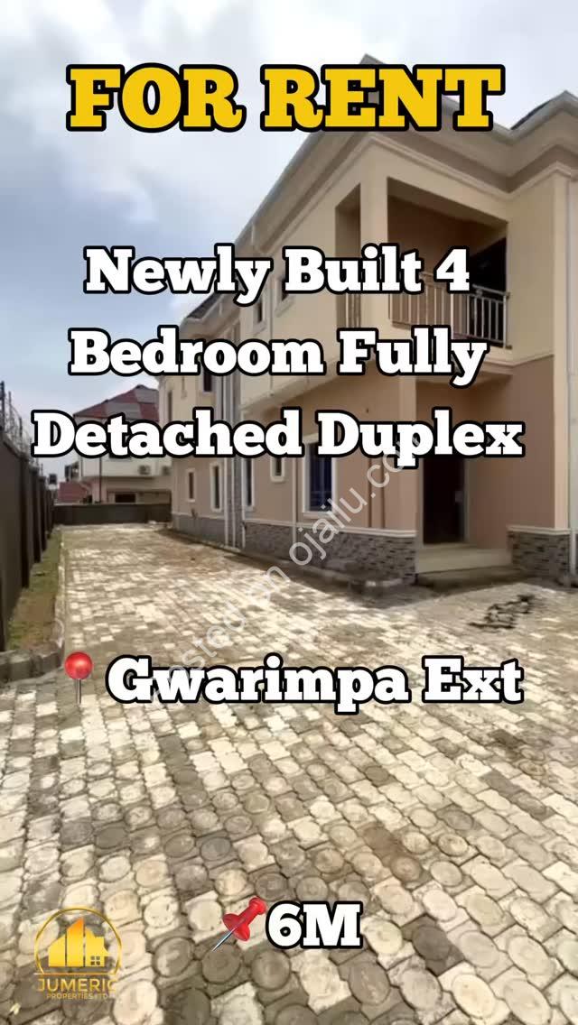 Newly Built 4BR Duplex in Gwarinpa with Stunning Balconies