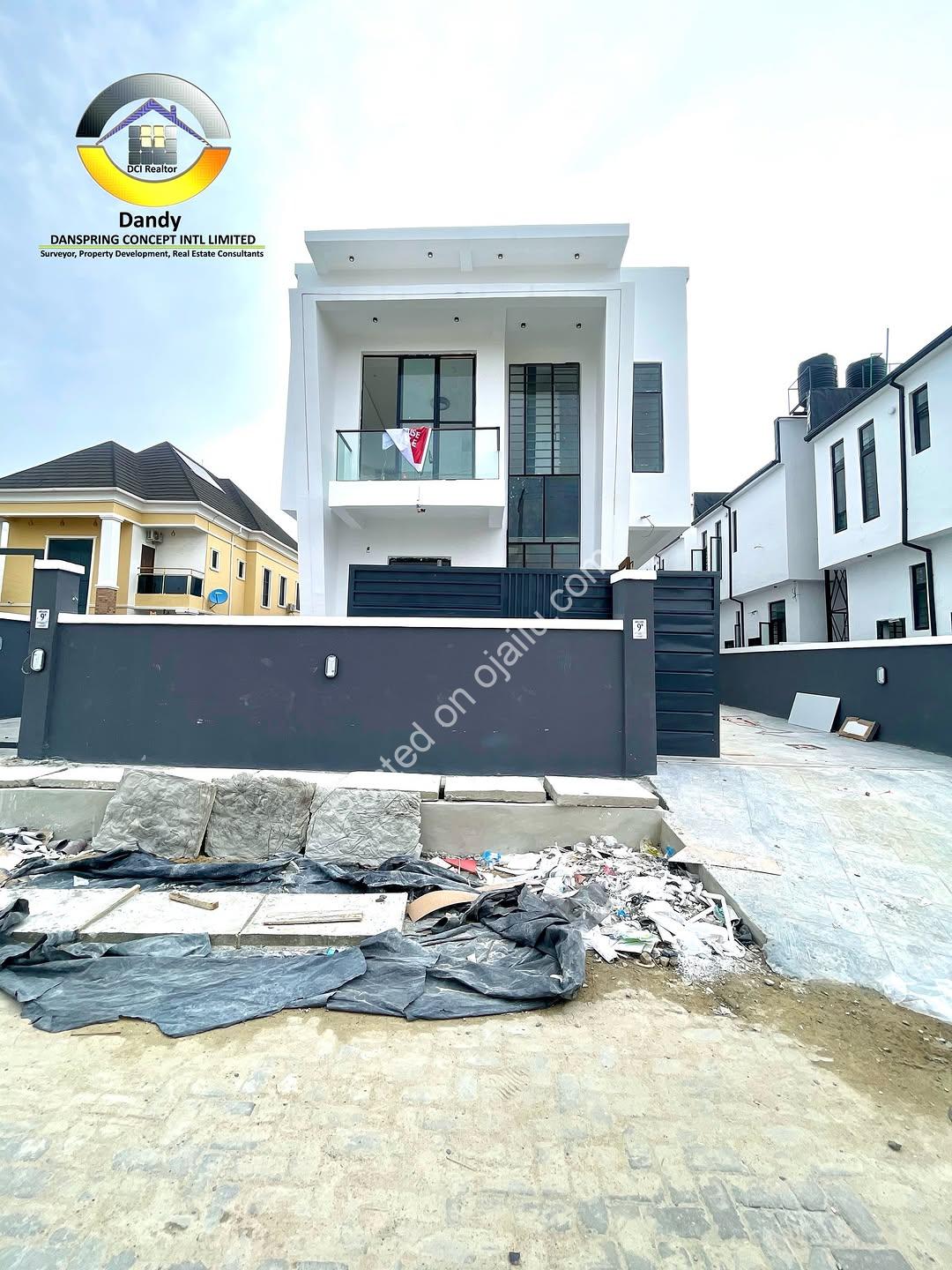 Brand New 5-Bed Duplex with Smart Finishes in Sangotedo