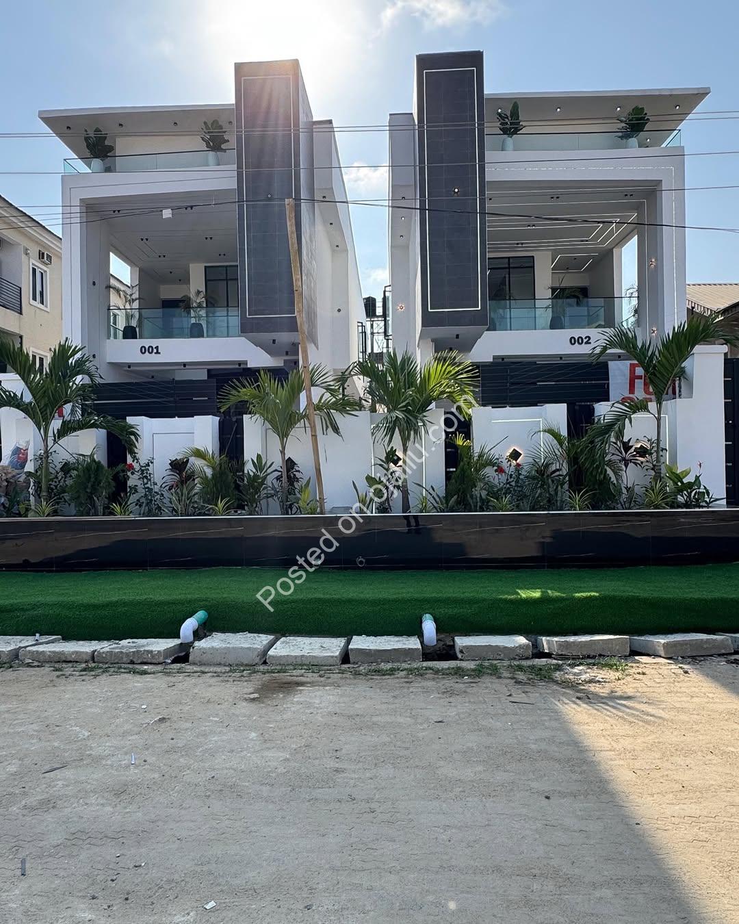 Ikota Dream Home: 5-Bed Pool & Gym Duplex at 420M
