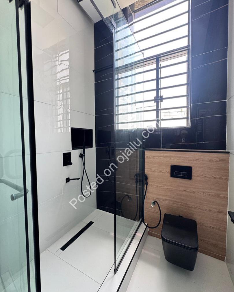 Ikota’s Finest: 4-Bed Semi-Detached with Stamped Floors & Cinema Sound