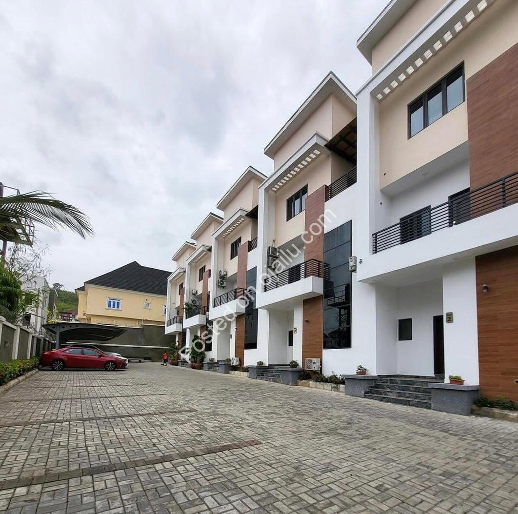 New-Build 4-Bed Terrace in Guzape: ₦370M