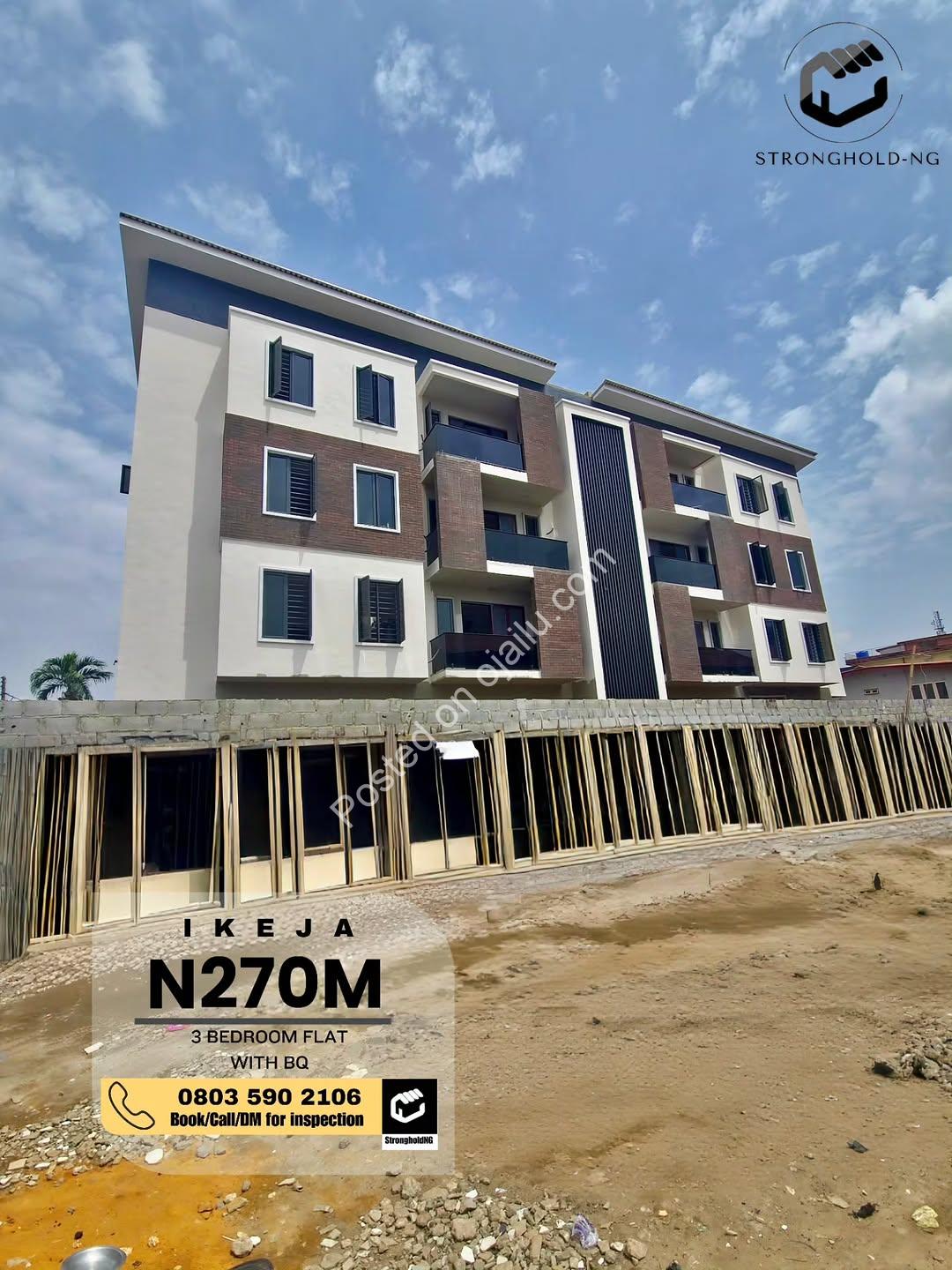 Lavish 3-Bed with Pool & BQ in Prime Ikeja