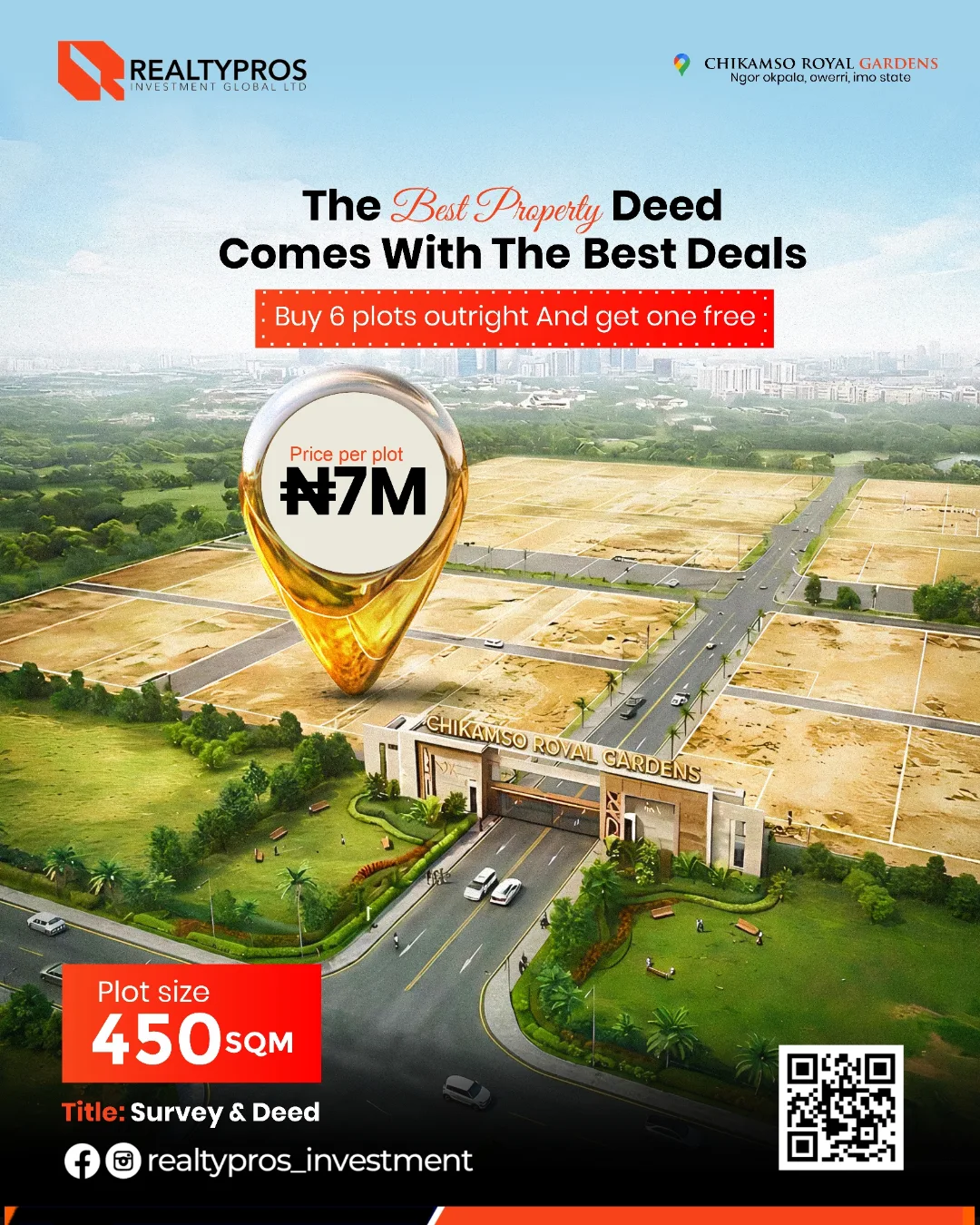 Own 6 Plots, Get 1 Free: Unlock Your Wealth in Owerri