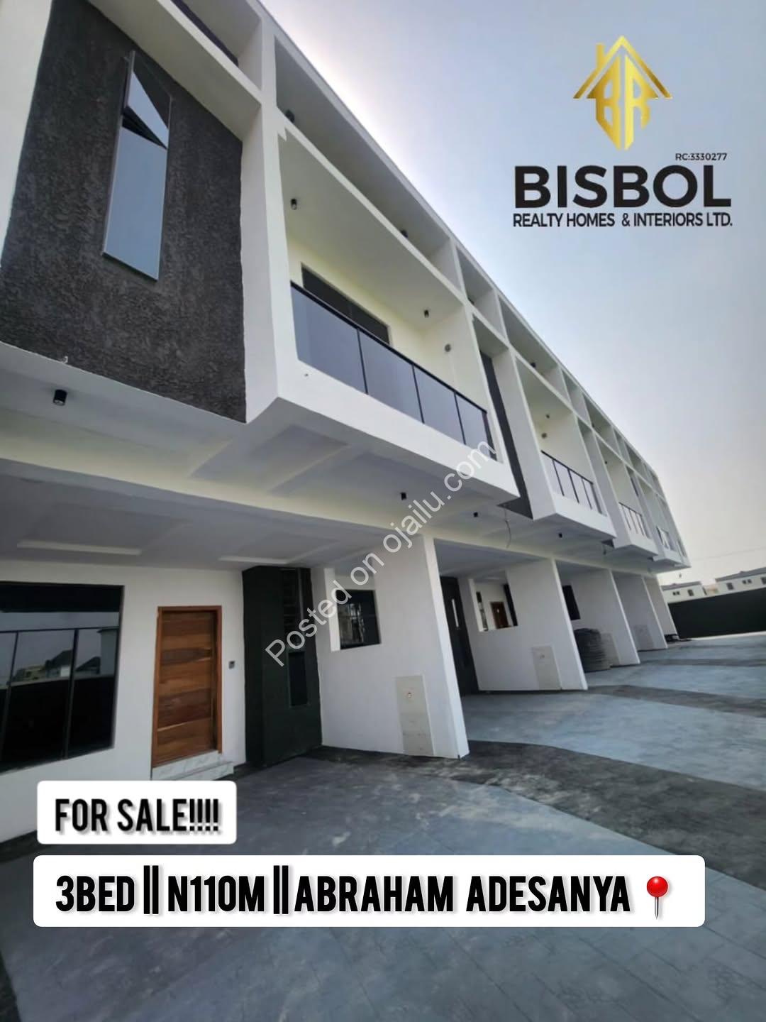 110M: Turnkey 3BR Terrace Duplex in Prime Lekki