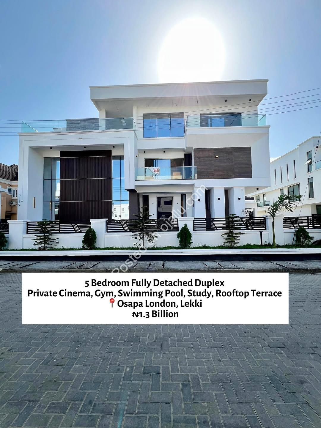 Lekki’s Ultimate Smart Estate: Cinema, Pool & Rooftop Views