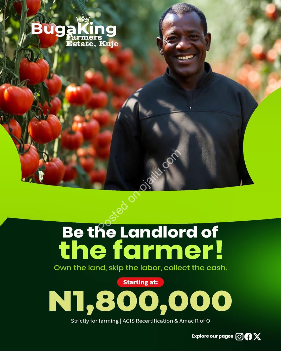Own Premium Farmland in Kuje – Earn Passive Income from ₦1.8M
