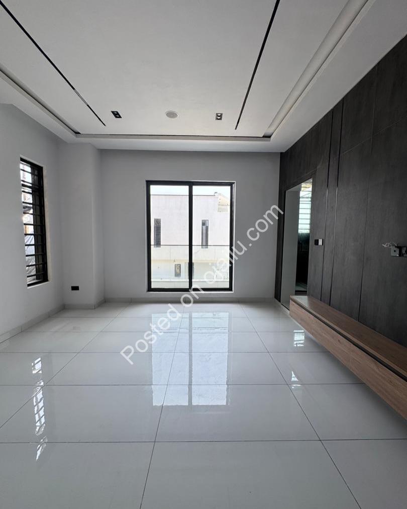 Ikota’s Finest: 4-Bed Semi-Detached with Stamped Floors & Cinema Sound