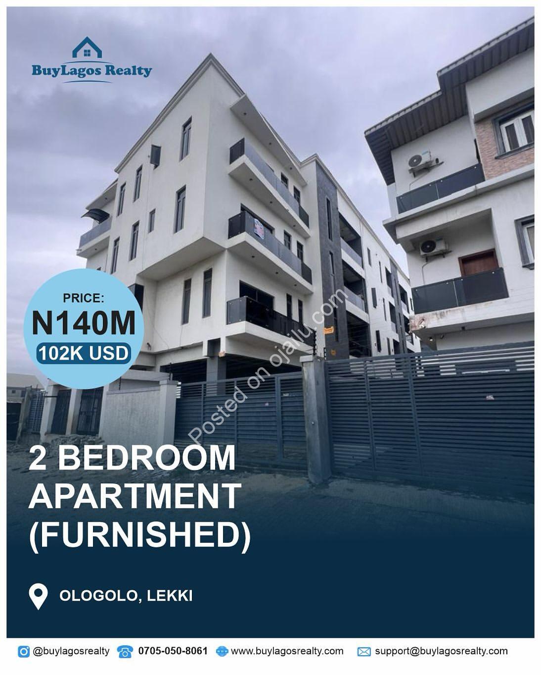 Your Dream Home Awaits in Ologolo: 2BR Fully Furnished