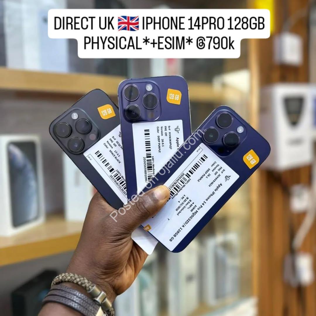 UK iPhone 14 Pro 128GB – Flagship, Flawless @790K!