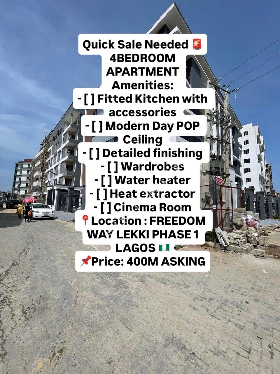 Act Now: 4-Bed Lekki Beauty with Cinema!