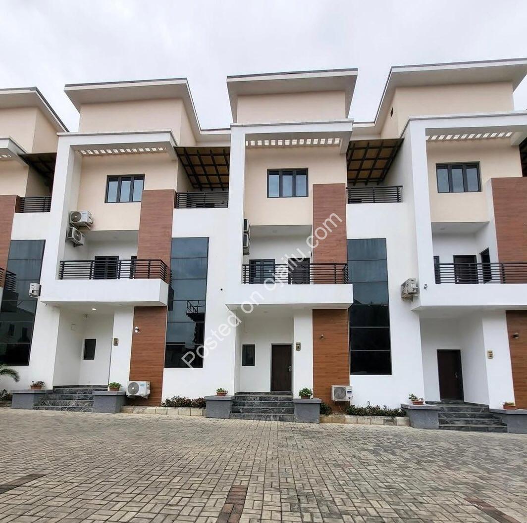 New-Build 4-Bed Terrace in Guzape: ₦370M