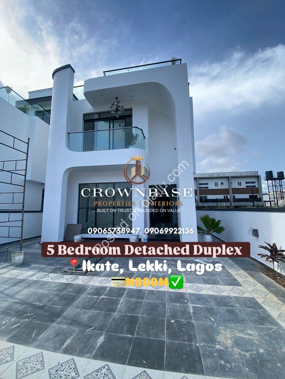 Ikate’s Finest: 5-Bed Brand New Home with Cinema
