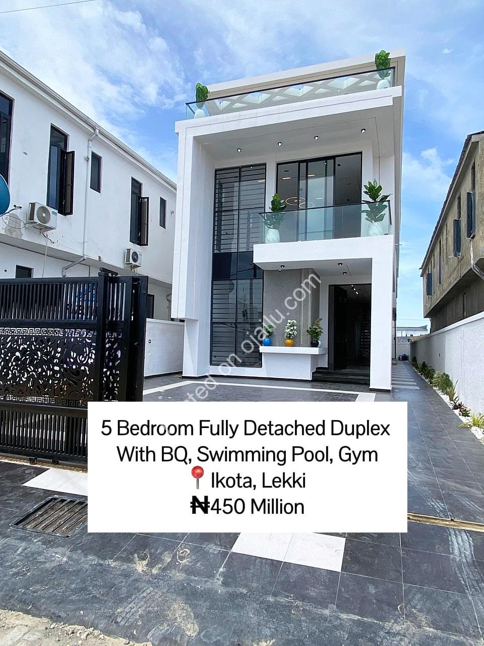 Own Ikota’s Finest: 5-Bed Brand New Villa