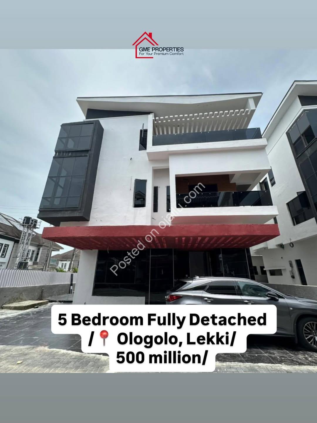Brand New 5-Bed Duplex with Pool & BQ in Secure Estate