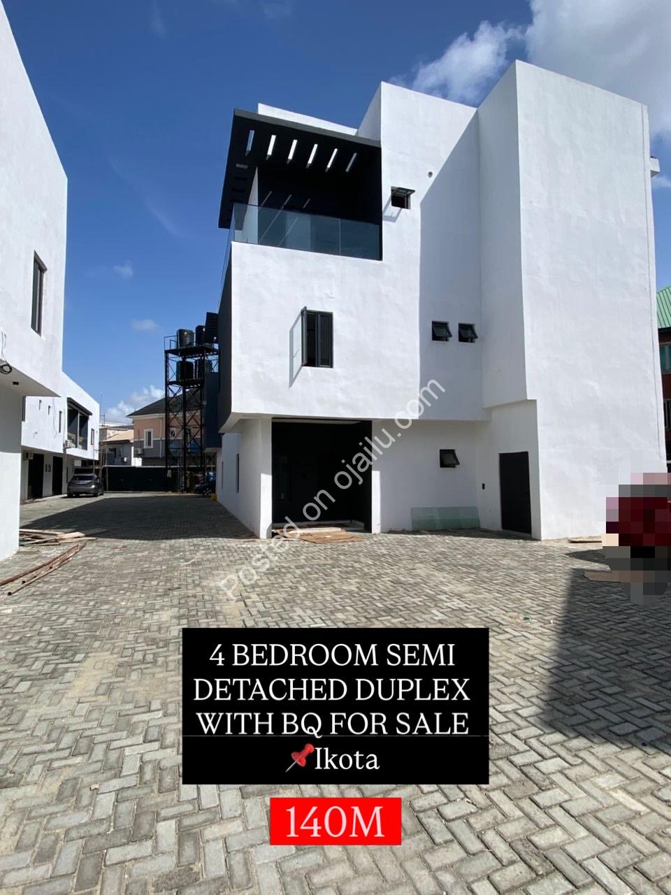 Brand New 4-Bed Duplex with BQ in Ikota
