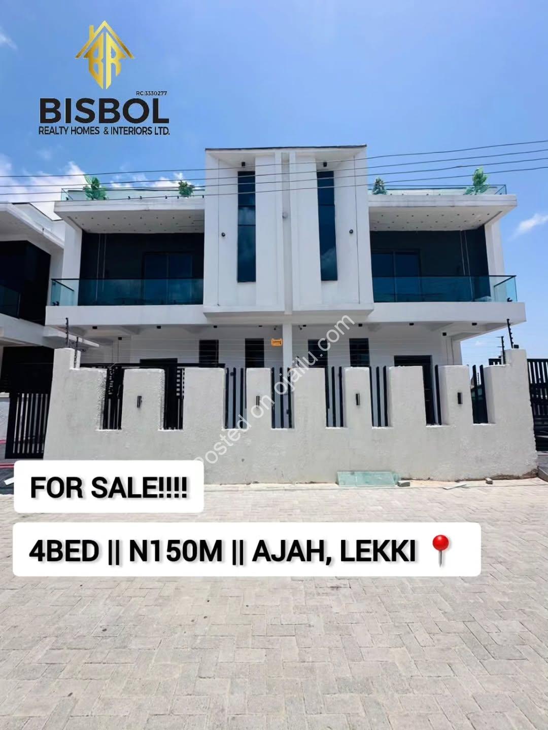 Move-In Ready 4-Bed Duplex in Gated Lekki Estate