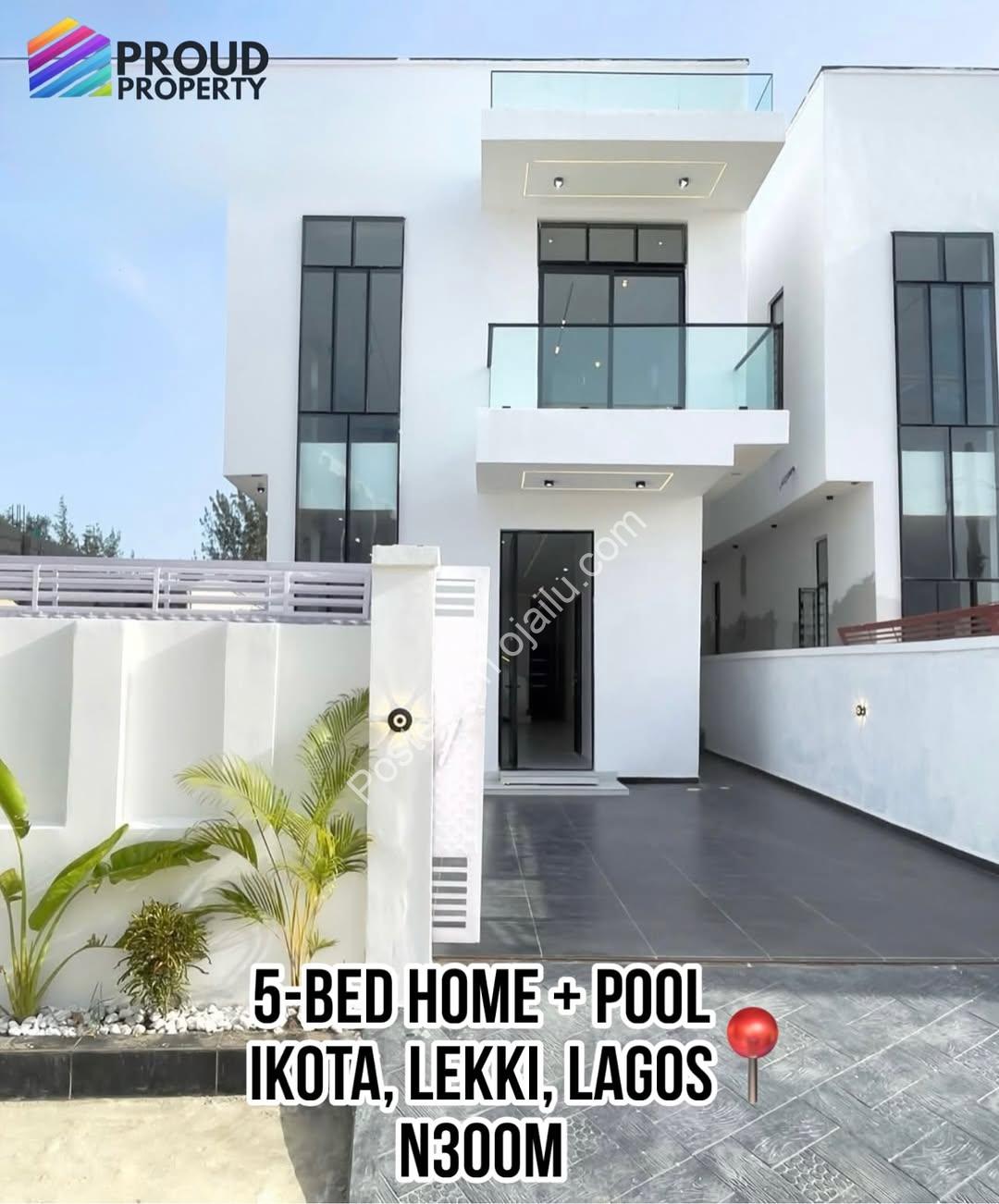 Invest ₦15M Monthly: Ikota 4-Bed with Pool & Jacuzzi