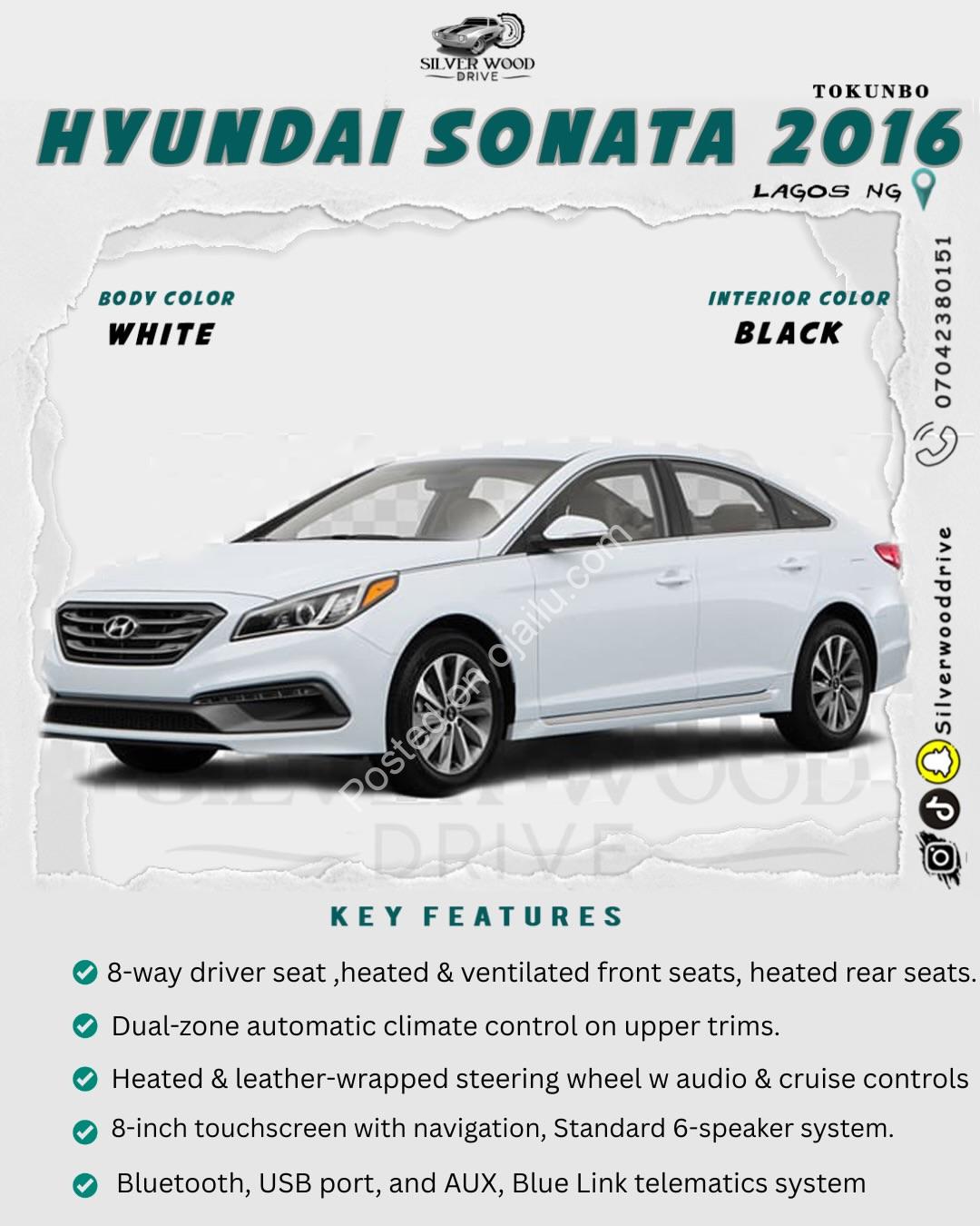 “2016 Sonata: Flawless, ₦14.5M – Buy & Drive Today!”