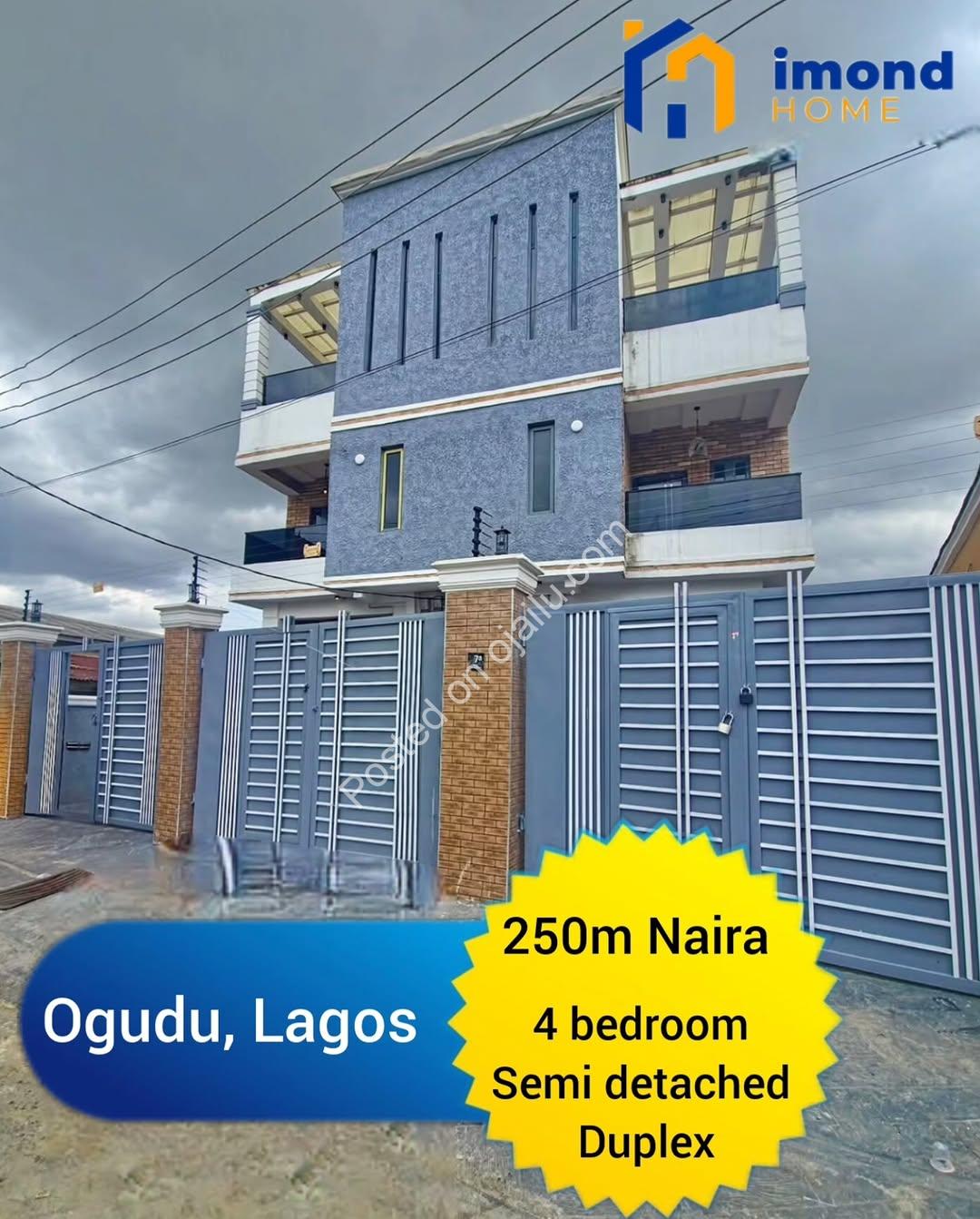 Your Private Compound: 4 Ensuite Bedrooms in Ogudu