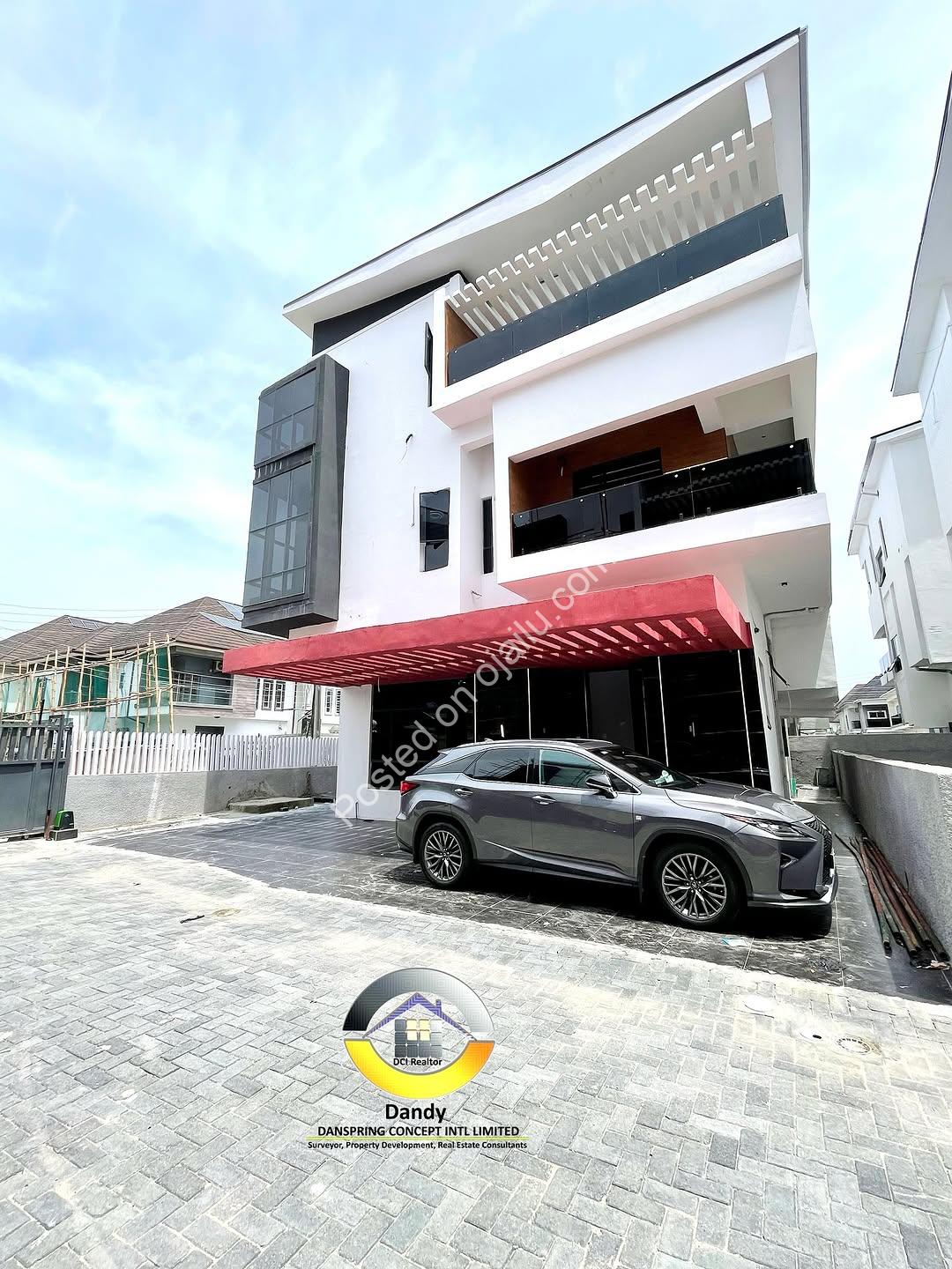 Brand New 5-Bed Duplex with Pool in Lekki