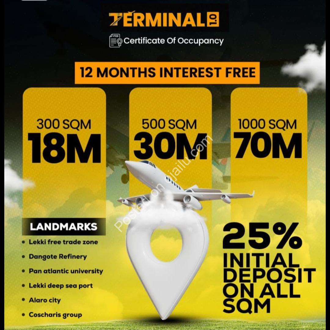 Secure Your Future: Prime Land by Lekki Airport