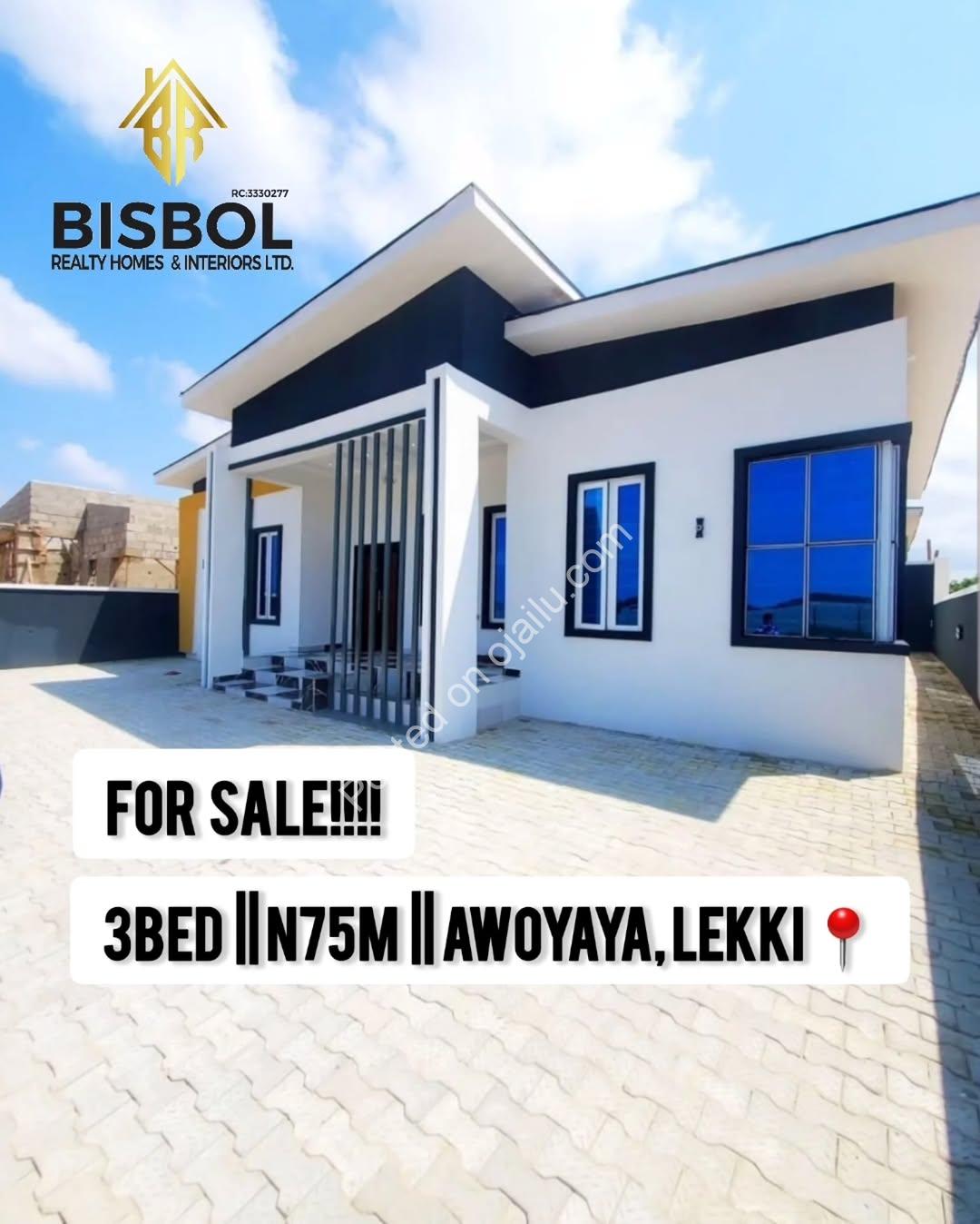 Move-In Ready! 3-Bed Bungalow + BQ in Awoyaya