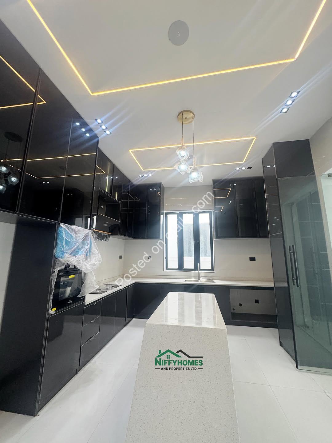 Brand New 5-Bed Detached Duplex with Pool in Ajah