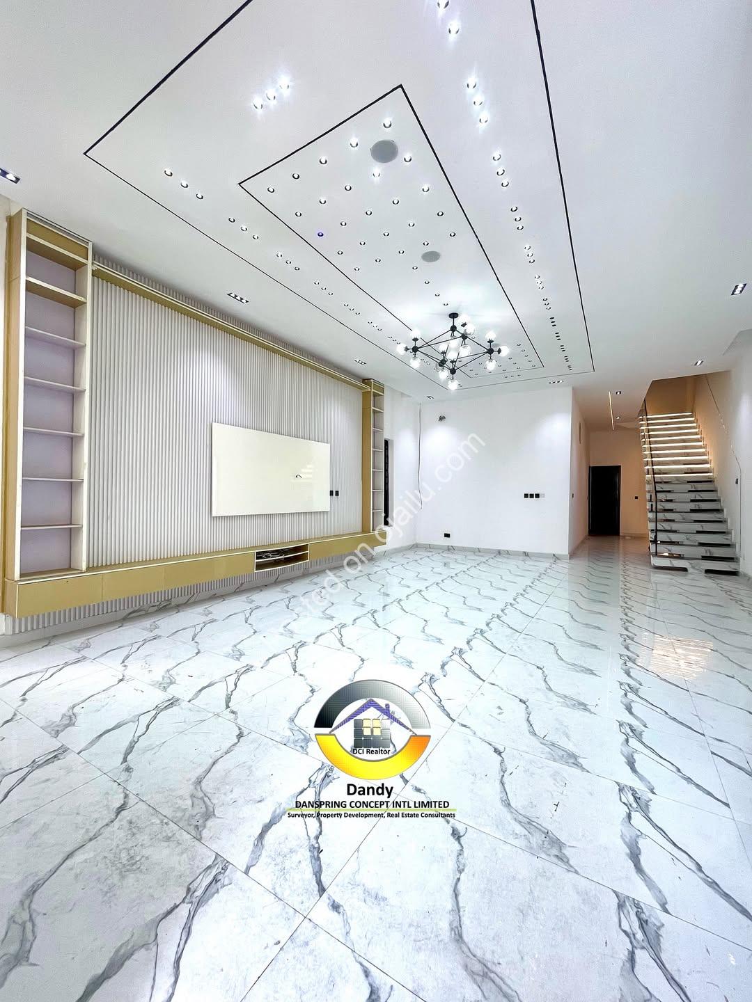 Suspended Pool & Cinema: 5-Bed Duplex in Lekki