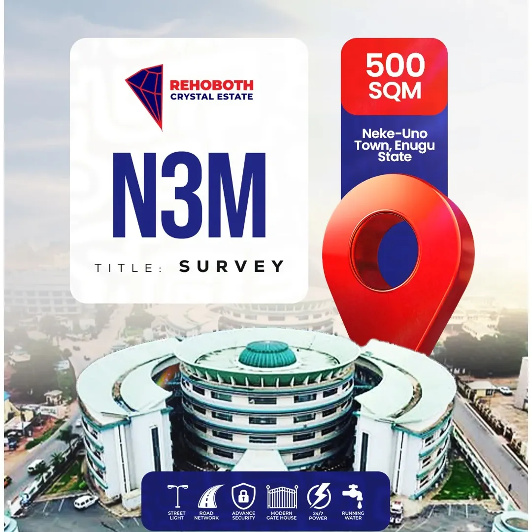 Secure a 500 SQM plot in Enugu for ₦3M – unlocked!