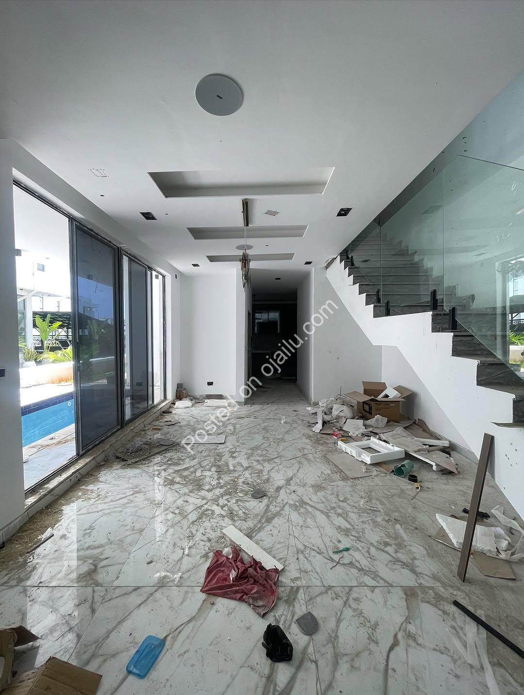 Elevator-Equipped Semi-Detached Duplex with Pool & Cinema