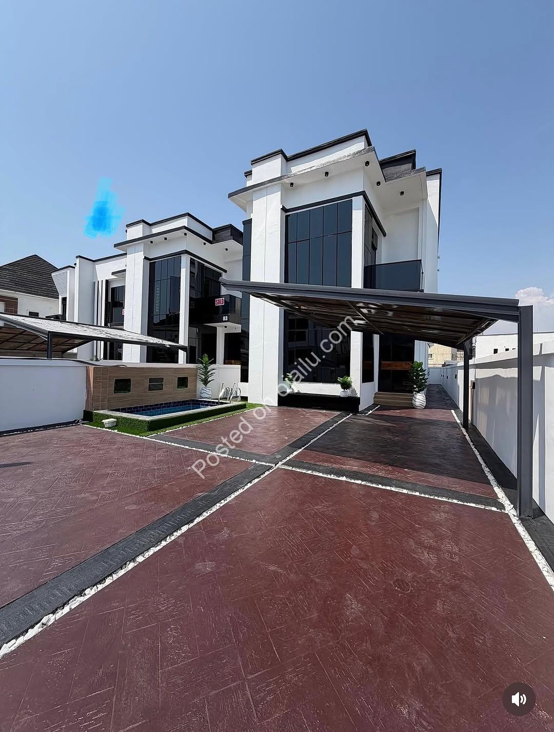 Experience Modern Grandeur: 5-Bed Fully Automated Duplex