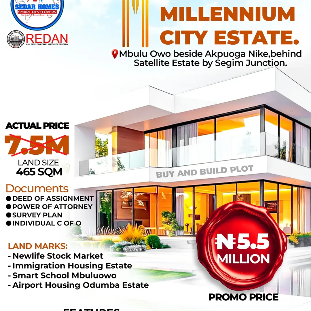 Invest in Enugu: 465 SQM Plot at ₦5.5M Promo