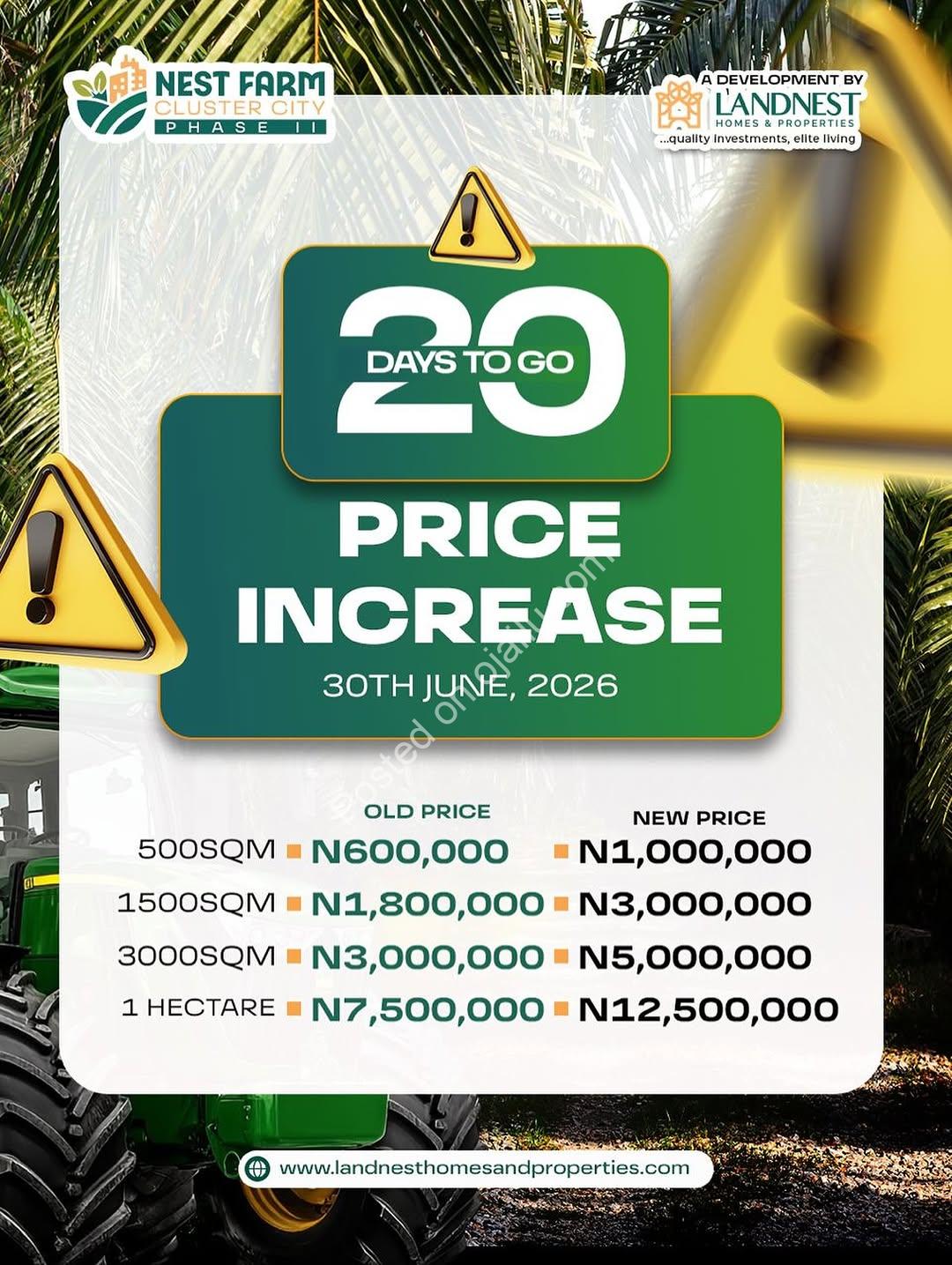 Grab 1.2M Instant Profit: Buy Land at ₦3M, Not ₦5M