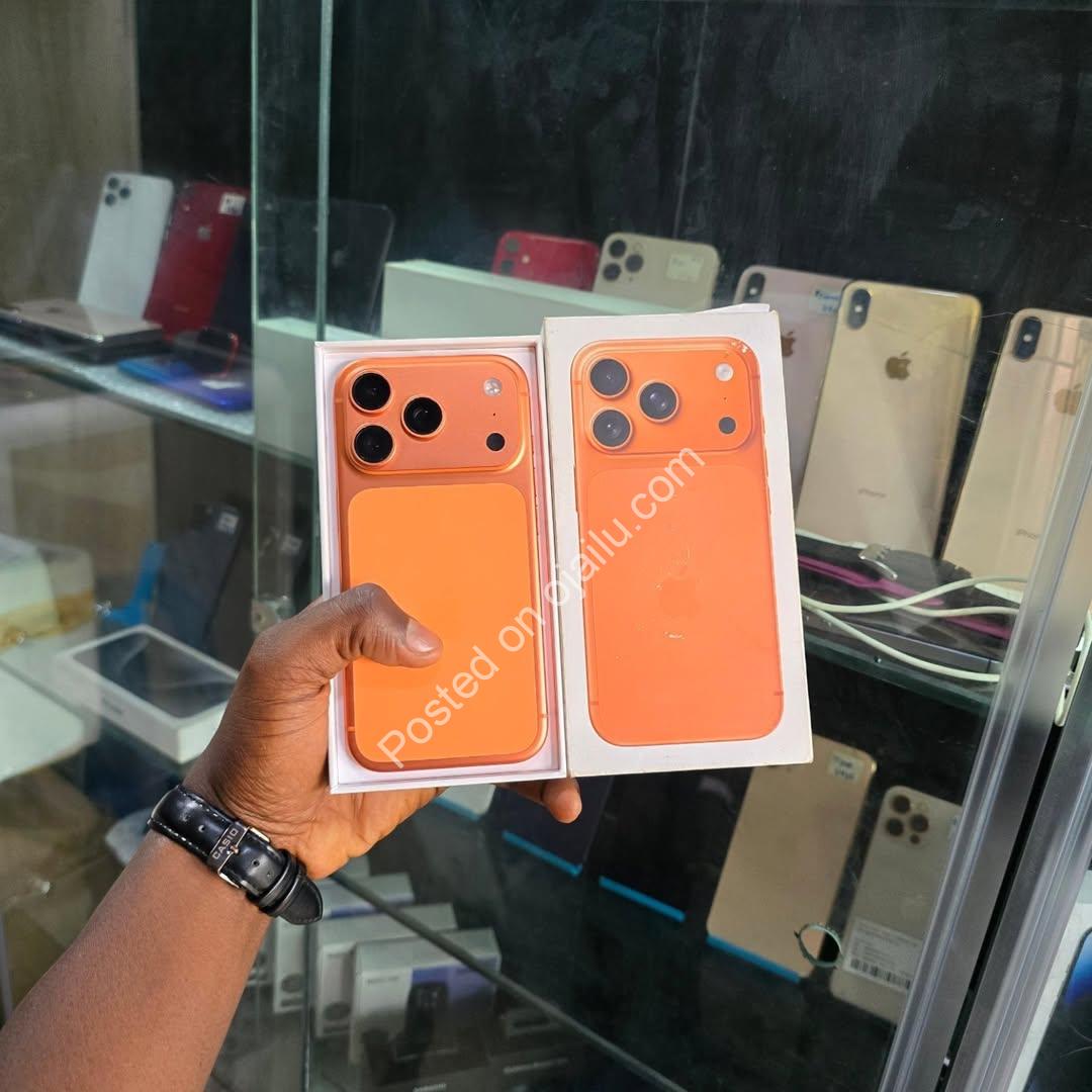 Cosmic Orange iPhone 17 Pro – 256GB, 100% Battery, UK Used, ₦1.6M
