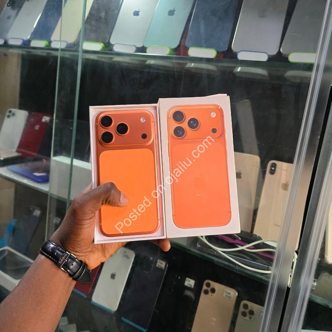 Cosmic Orange iPhone 17 Pro – 256GB, 100% Battery, UK Used, ₦1.6M