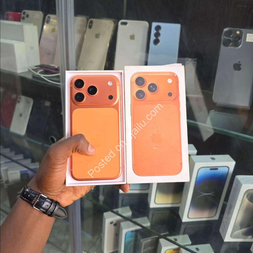 Cosmic Orange iPhone 17 Pro – 256GB, 100% Battery, UK Used, ₦1.6M