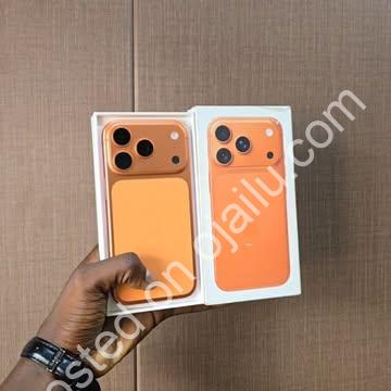 Cosmic Orange iPhone 17 Pro – 256GB, 100% Battery, UK Used, ₦1.6M