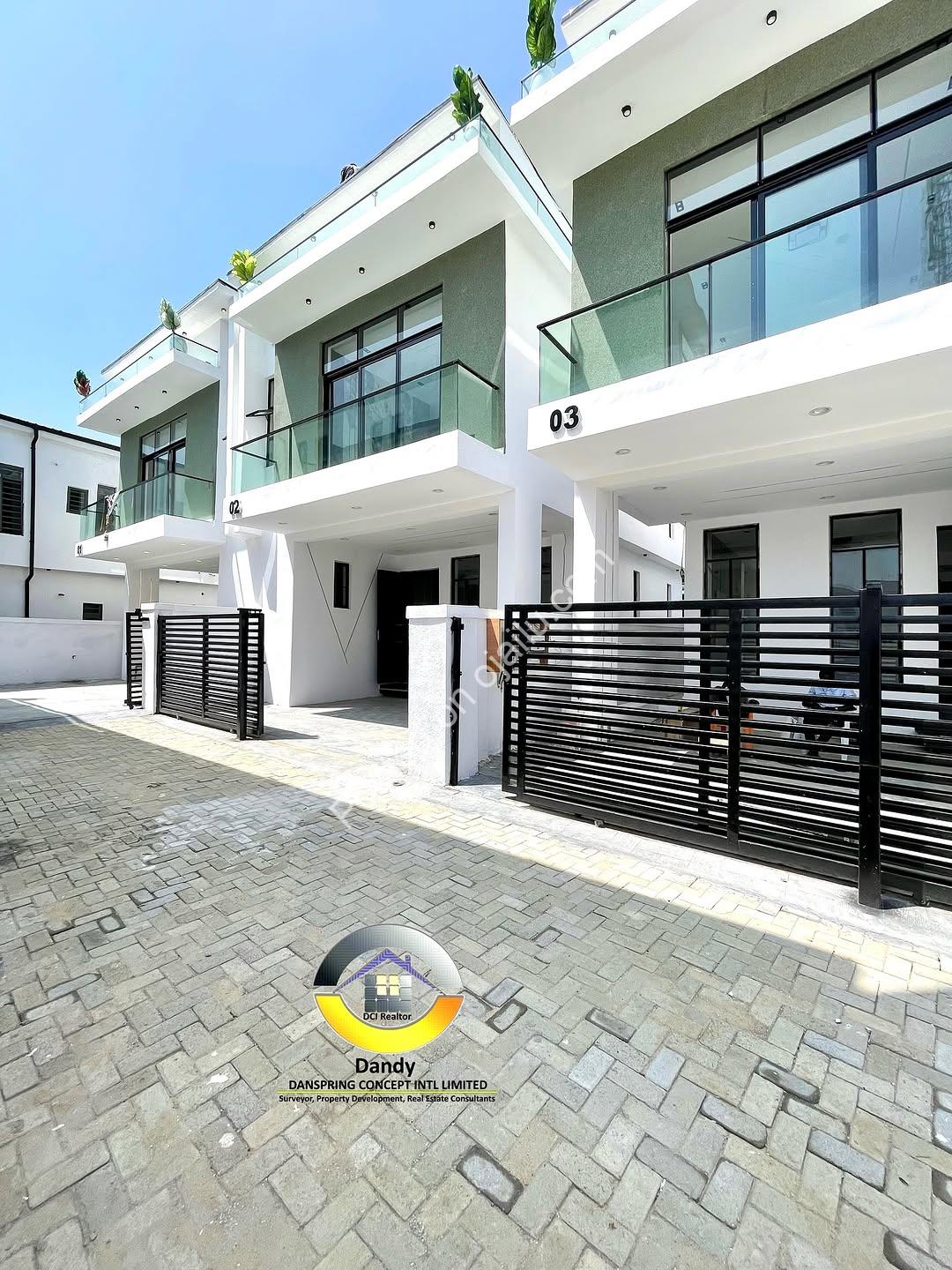 Brand New 4-Bed Semi-Detached Duplex with Global C of O