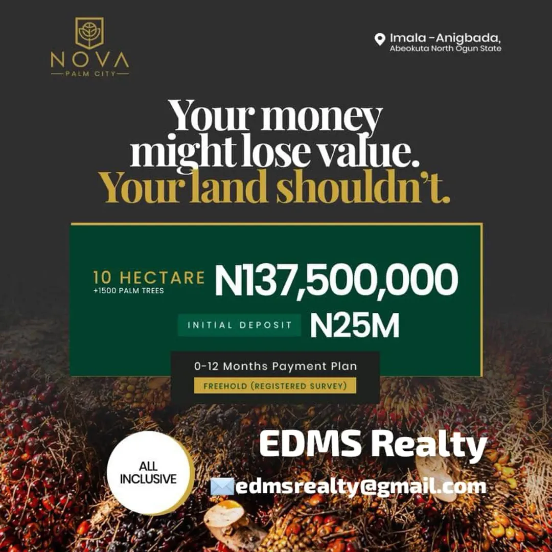 Farm Your Future: 1 Acre Oil Palm Estate from ₦5.5M