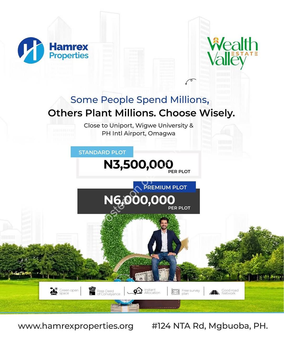 Plant Millions in Land, Not Liabilities – Wealth Valley Estate