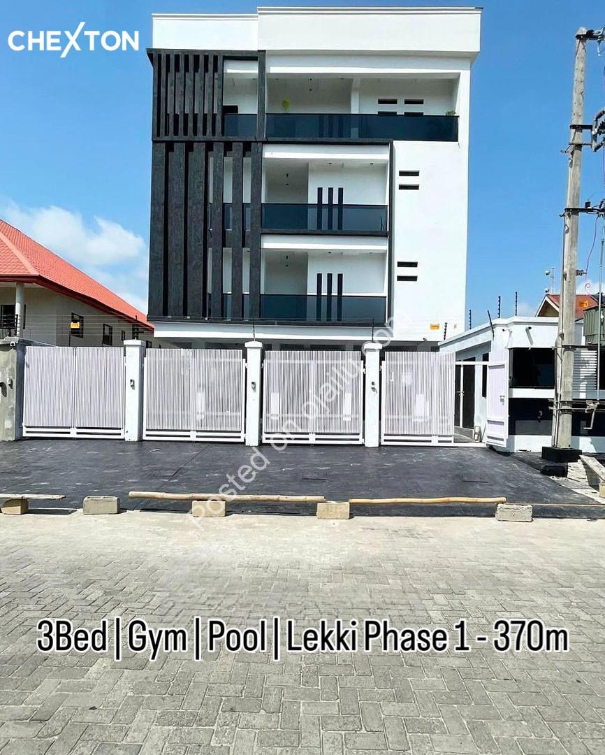 Elevate Your Lifestyle: 3BR Fully Furnished Masterpiece in Lekki Phase 1