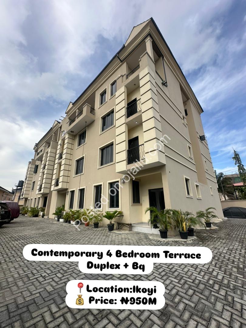 Ikoyi’s Finest: 4-Bed Ensuite Terrace + BQ