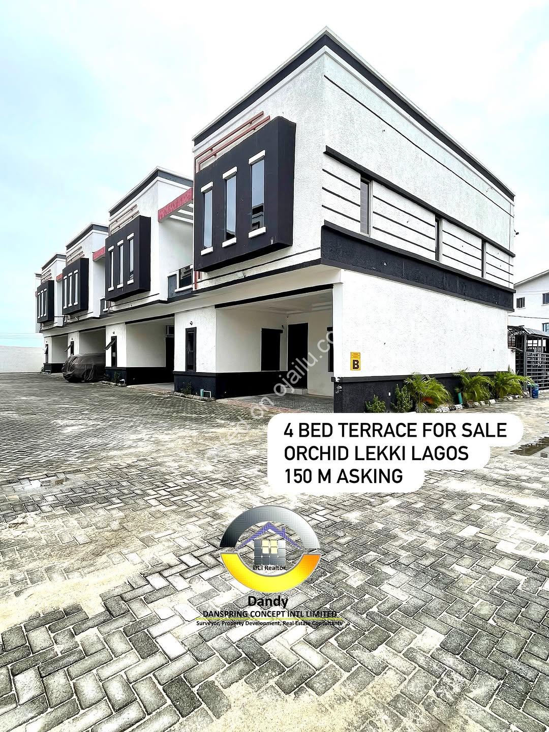 Unlock Architectural Brilliance: 4-Bed Terrace Duplex in Orchid, Lekki