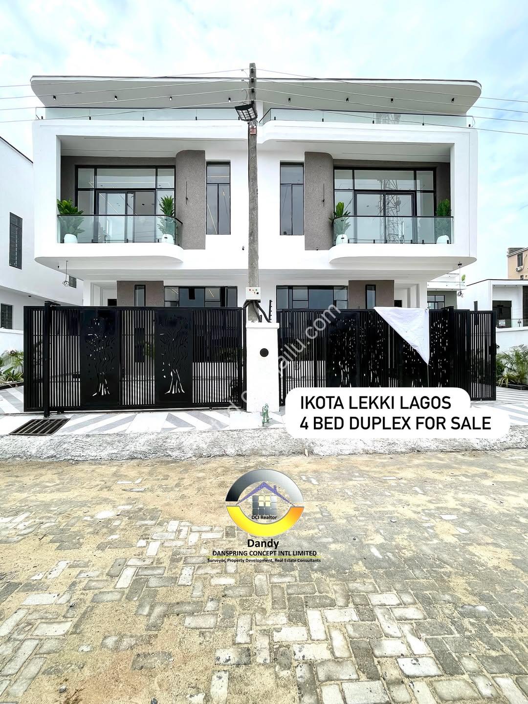 Brand New 4-Bed Semi-Detached Duplex with BQ & Global C of O