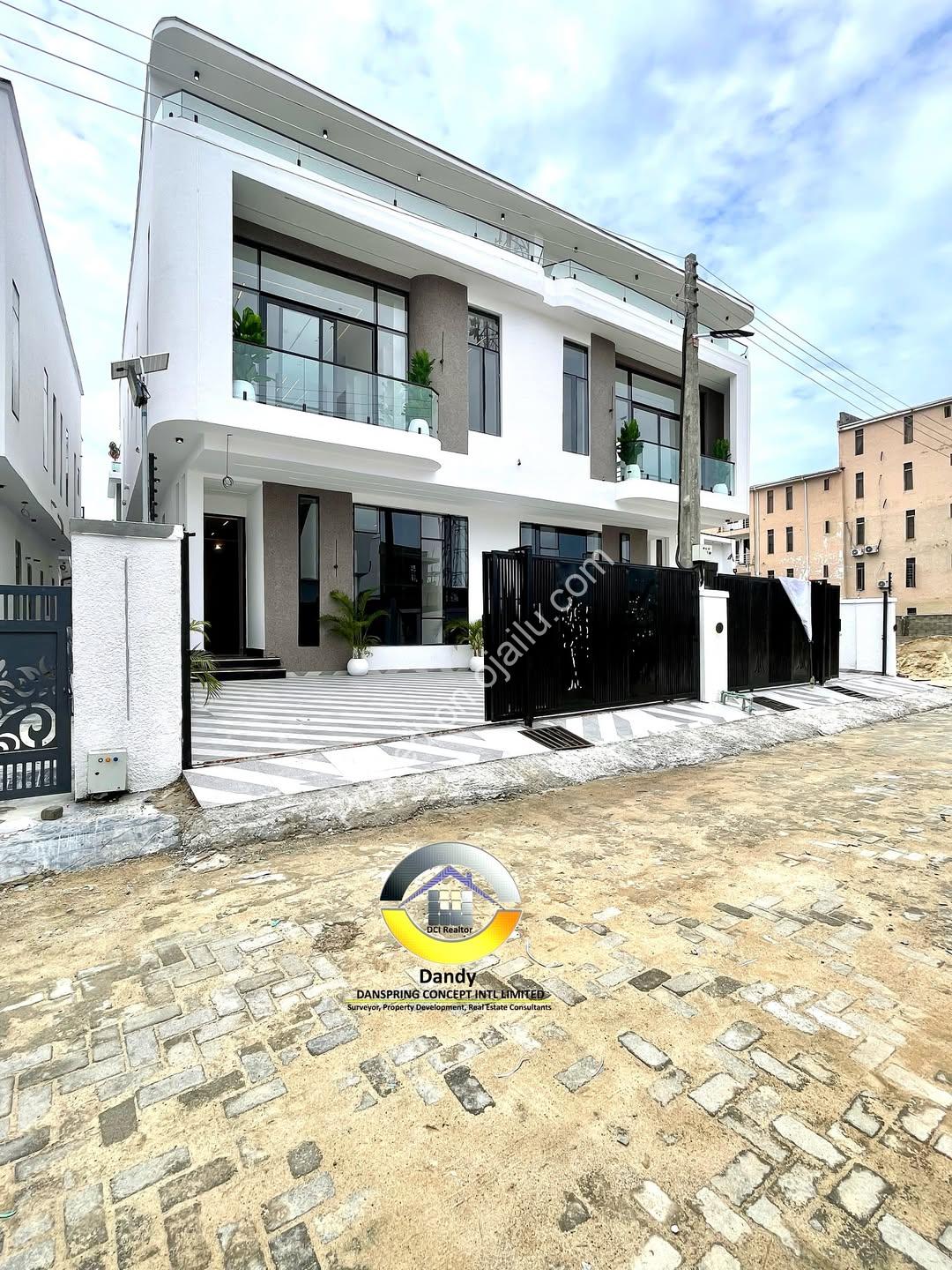 Brand New 4-Bed Semi-Detached Duplex with BQ & Global C of O