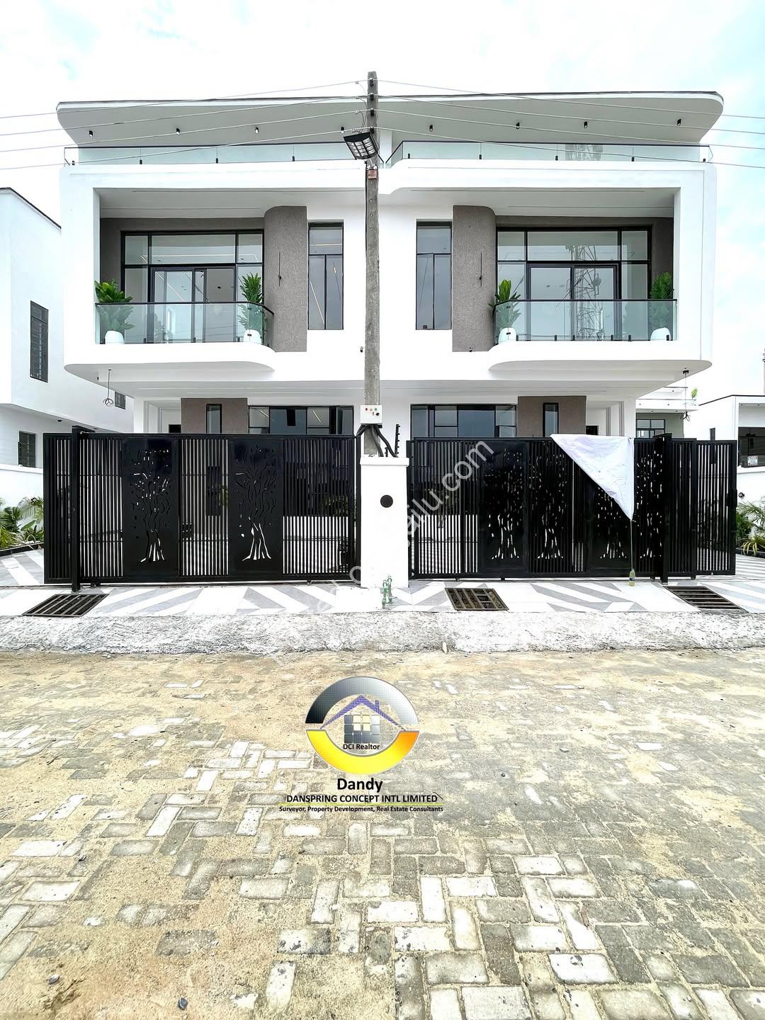 Brand New 4-Bed Semi-Detached Duplex with BQ & Global C of O