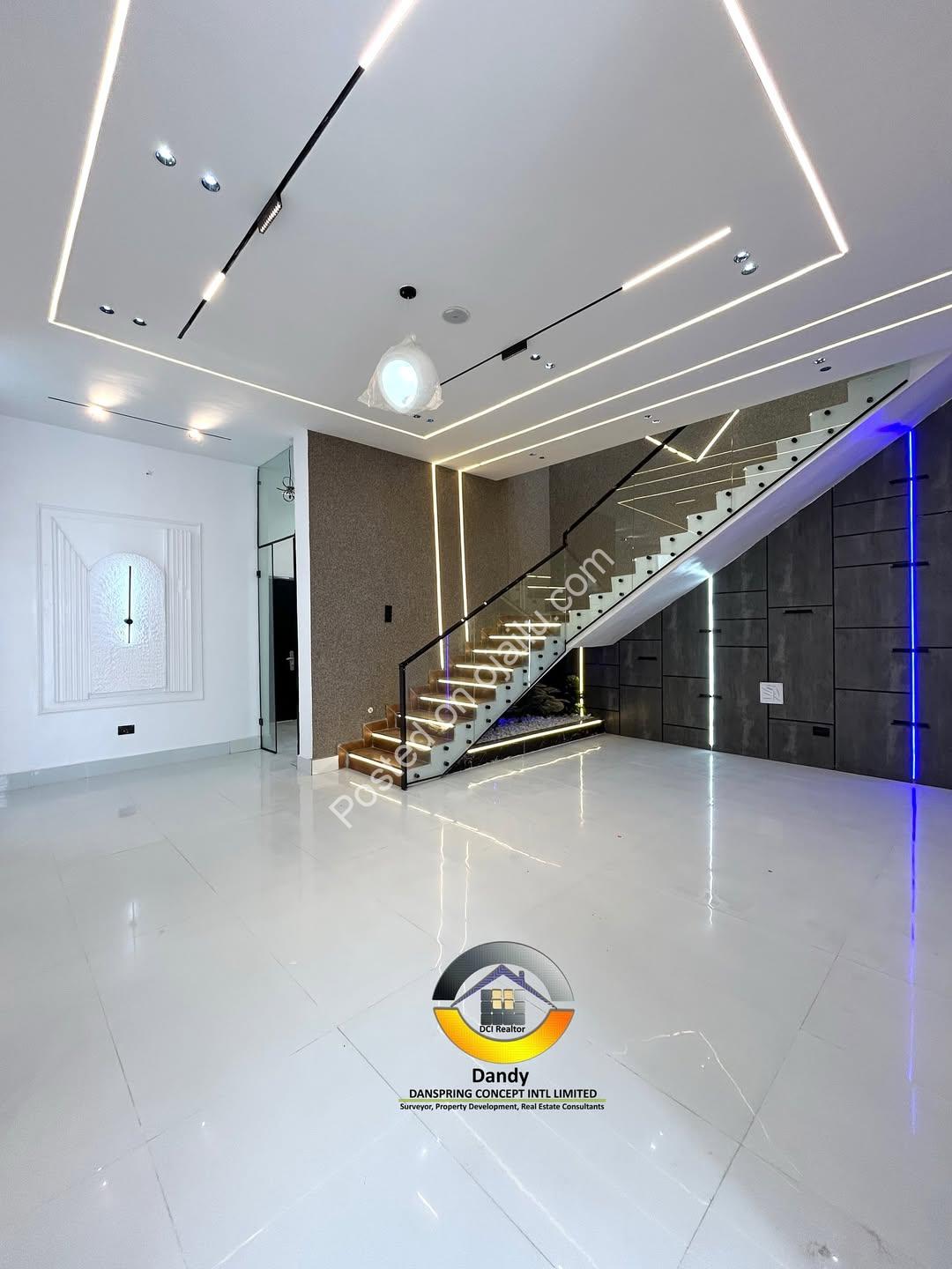 Brand New 4-Bed Semi-Detached Duplex with BQ & Global C of O