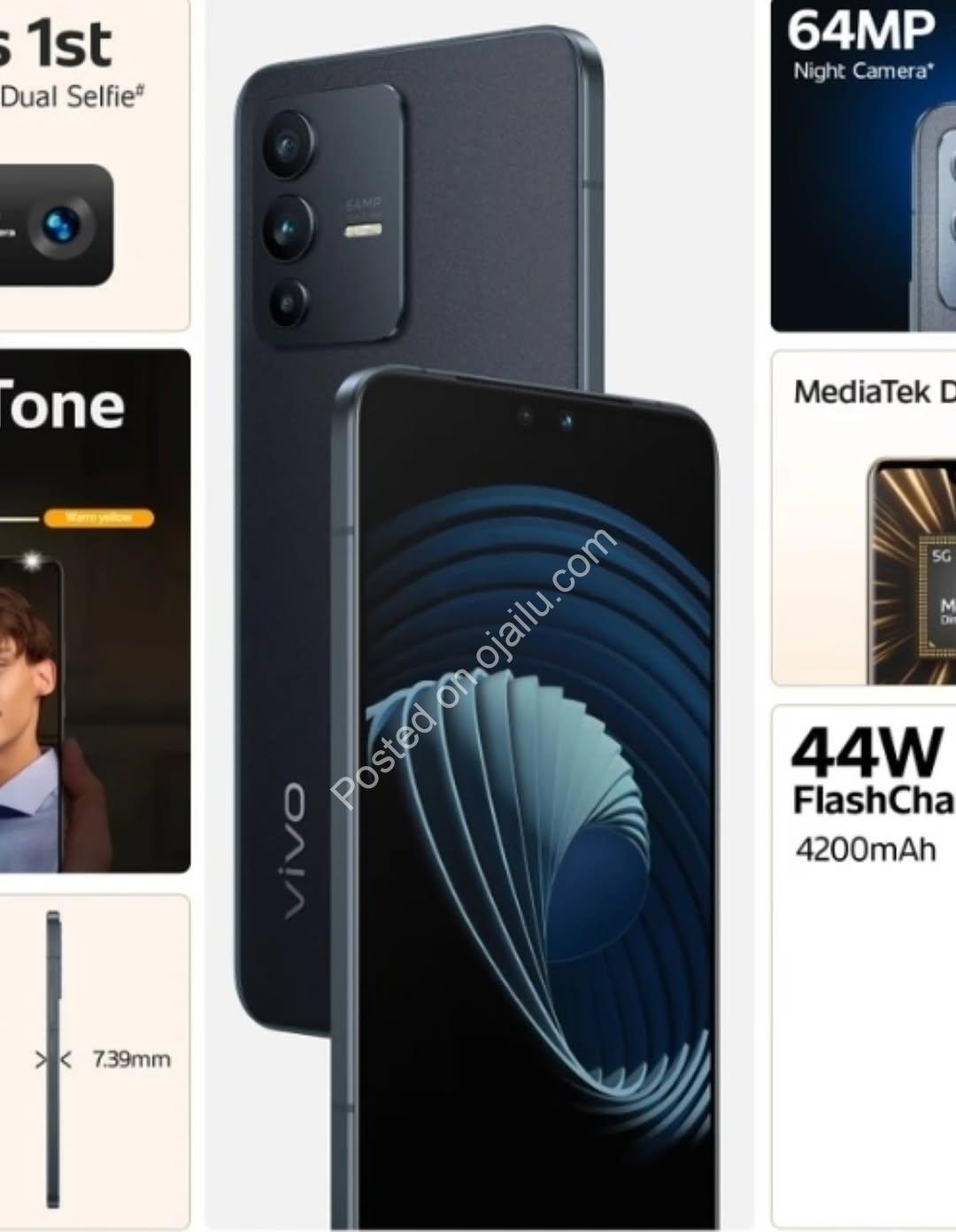 “Vivo V23 5G 8/128GB – Near Mint, 99% Perfect! ⚡️ ₹8999 Only”
